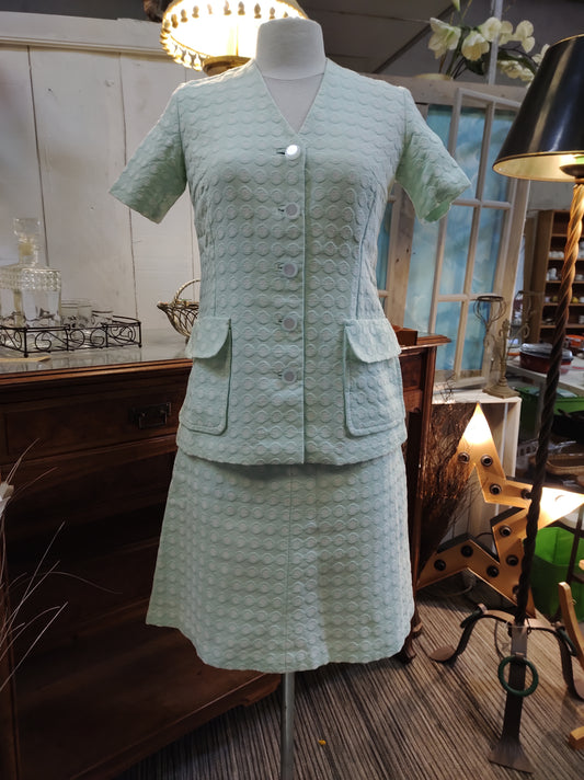 Tailleur fait main vintage, année 1960-70. Taille 36