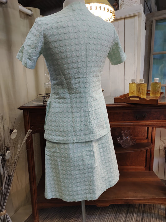 Tailleur fait main vintage, année 1960-70. Taille 36