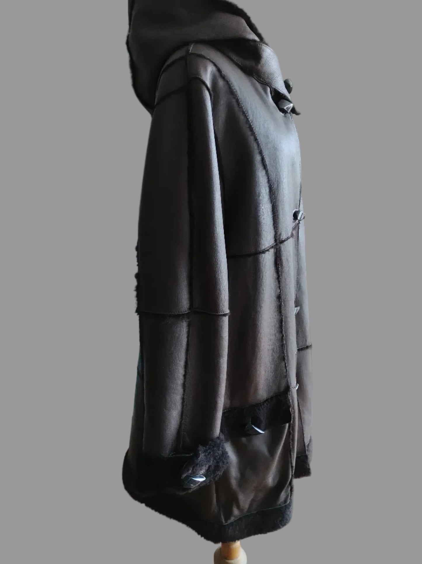Manteau femme 100% agneau mérino de Nouvelle Zelande. Knight of New Zealand. Taille M