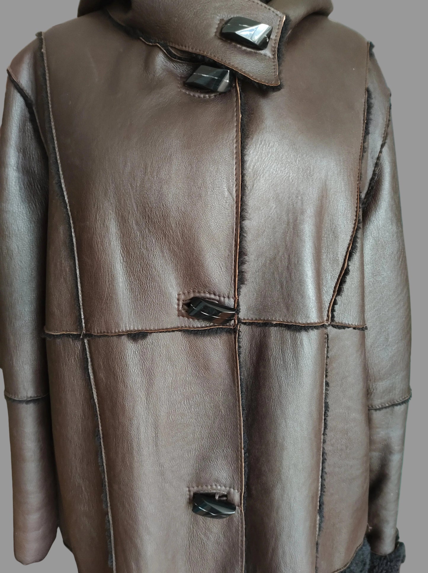 Manteau femme 100% agneau mérino de Nouvelle Zelande. Knight of New Zealand. Taille M